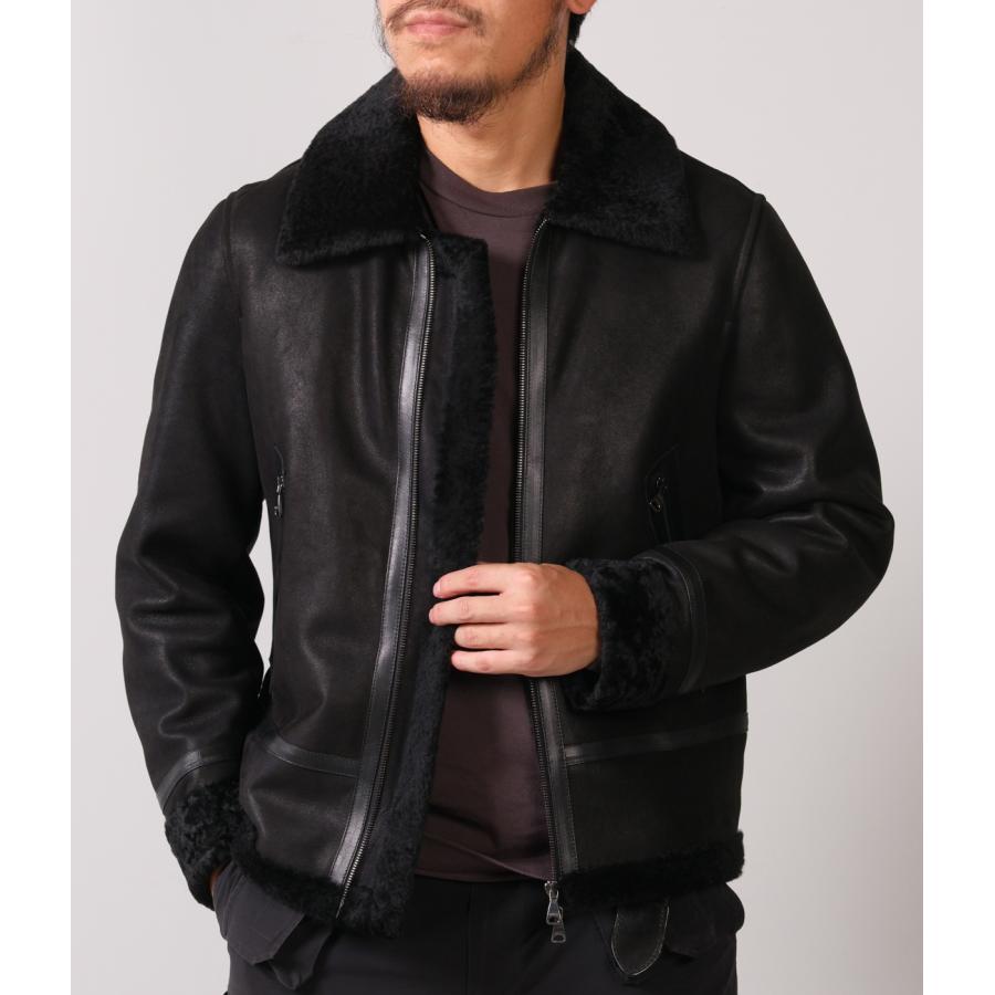 【EMMETI｜エンメティ】ORWELL SP MOUTON　ムートン　ブラック　黒　メンズ　ジャケット　アウター【ORWELL】 |  | 07