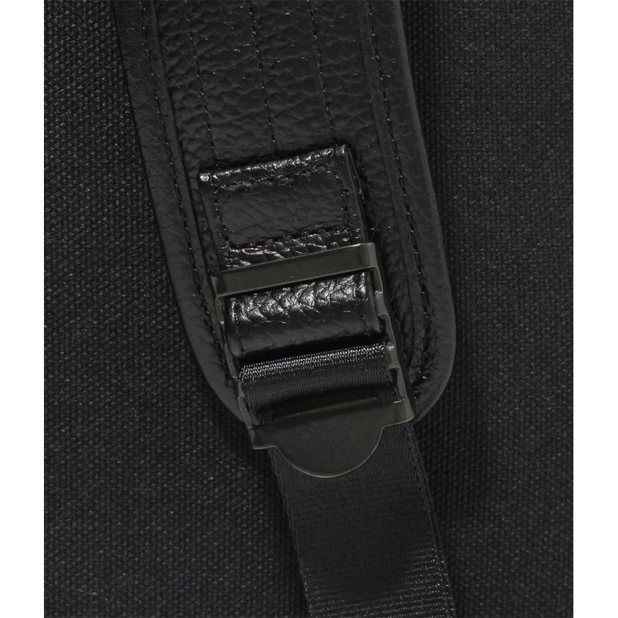 【THE SOLE｜ザソール】ポール PAUL キャンバスレザーバックパック ブラック 牛革 スエード 軽量 撥水 堅牢性 実用性 ビジネス カジュアル【PAUL】 |  | 06