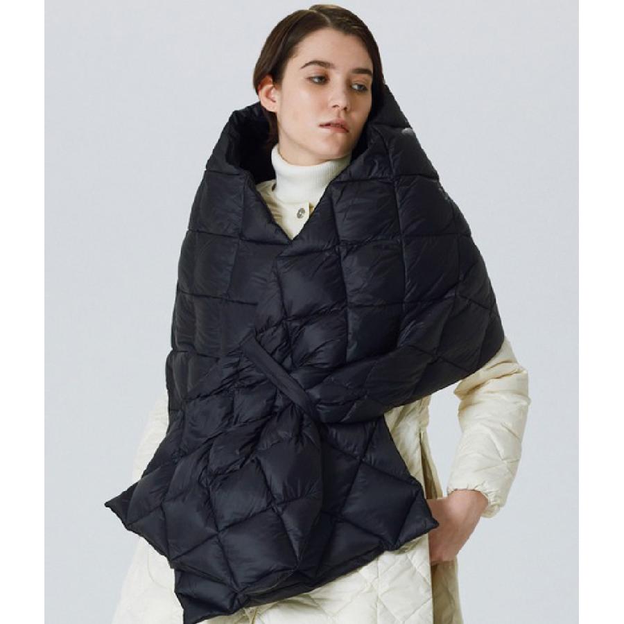 TAION｜タイオン】REVERSIBLE DOWN STOLE リバーシブルダウンストール