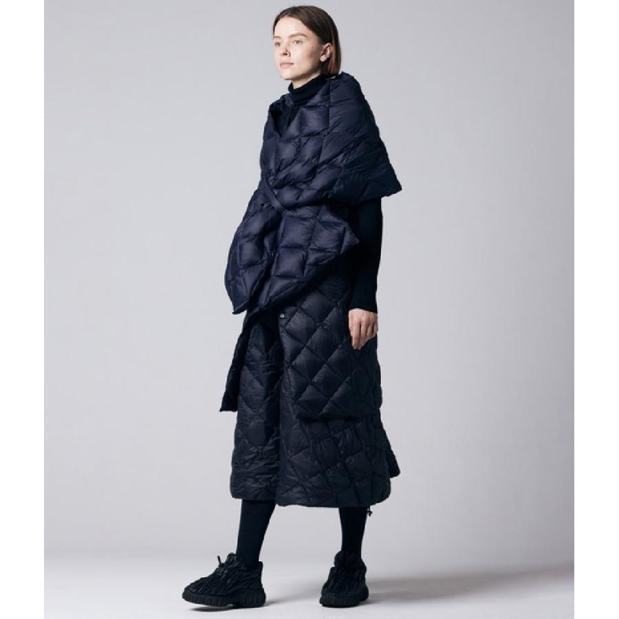 TAION｜タイオン】REVERSIBLE DOWN STOLE リバーシブルダウンストール