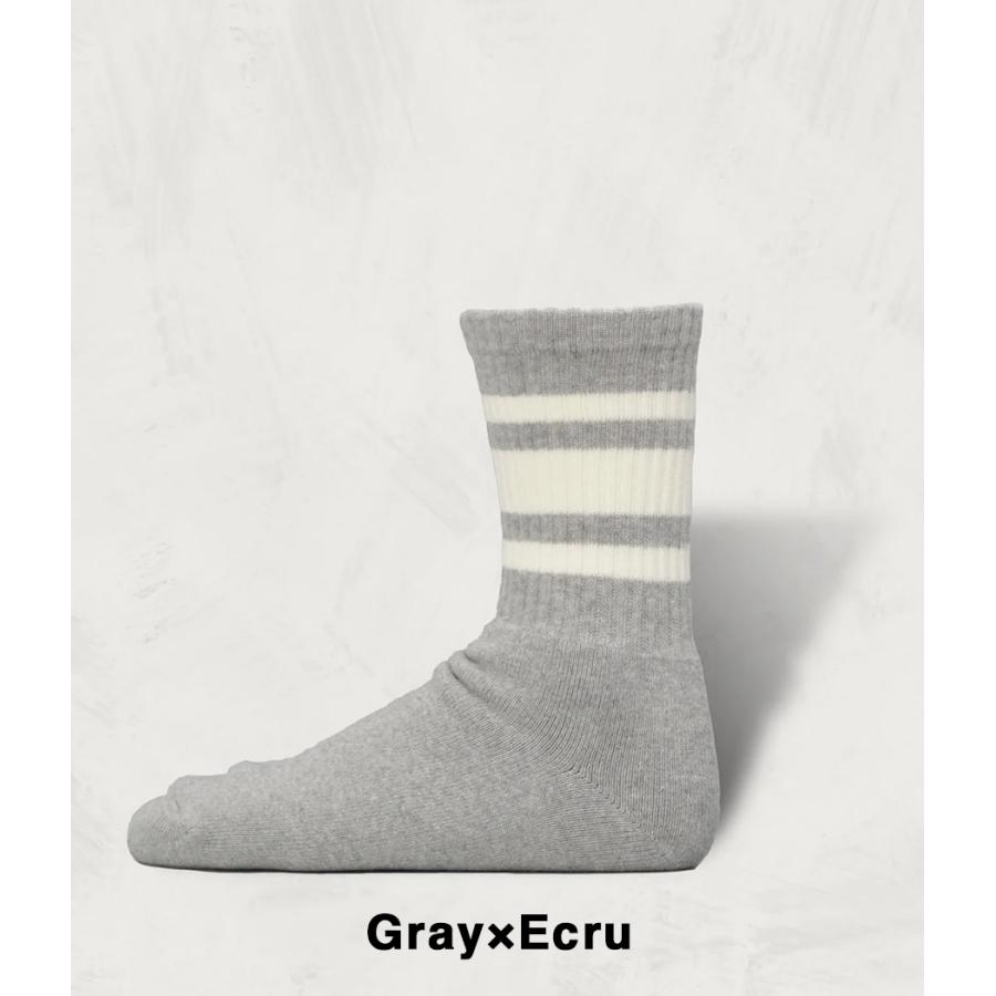 【SHOWATABE｜ショウワタベ】80's Skater Socks｜Short Length | 3rd Collection　靴下　ソックス　グレー　オリーブ　ブラック【sw-40】 |  | 02