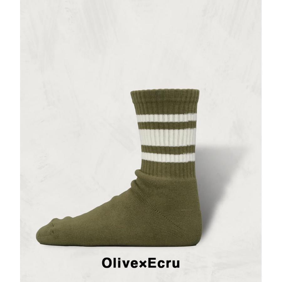 【SHOWATABE｜ショウワタベ】80's Skater Socks｜Short Length | 3rd Collection　靴下　ソックス　グレー　オリーブ　ブラック【sw-40】 |  | 03