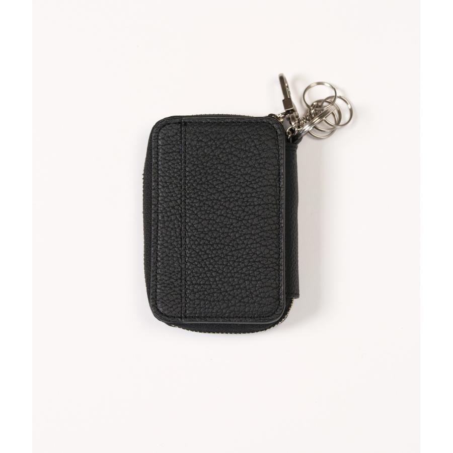 【THE SOLE｜ザソール】トリヨン・モーリス カードケース付きキーケース　ブラック　黒【TS-KEYC】 |  | 01
