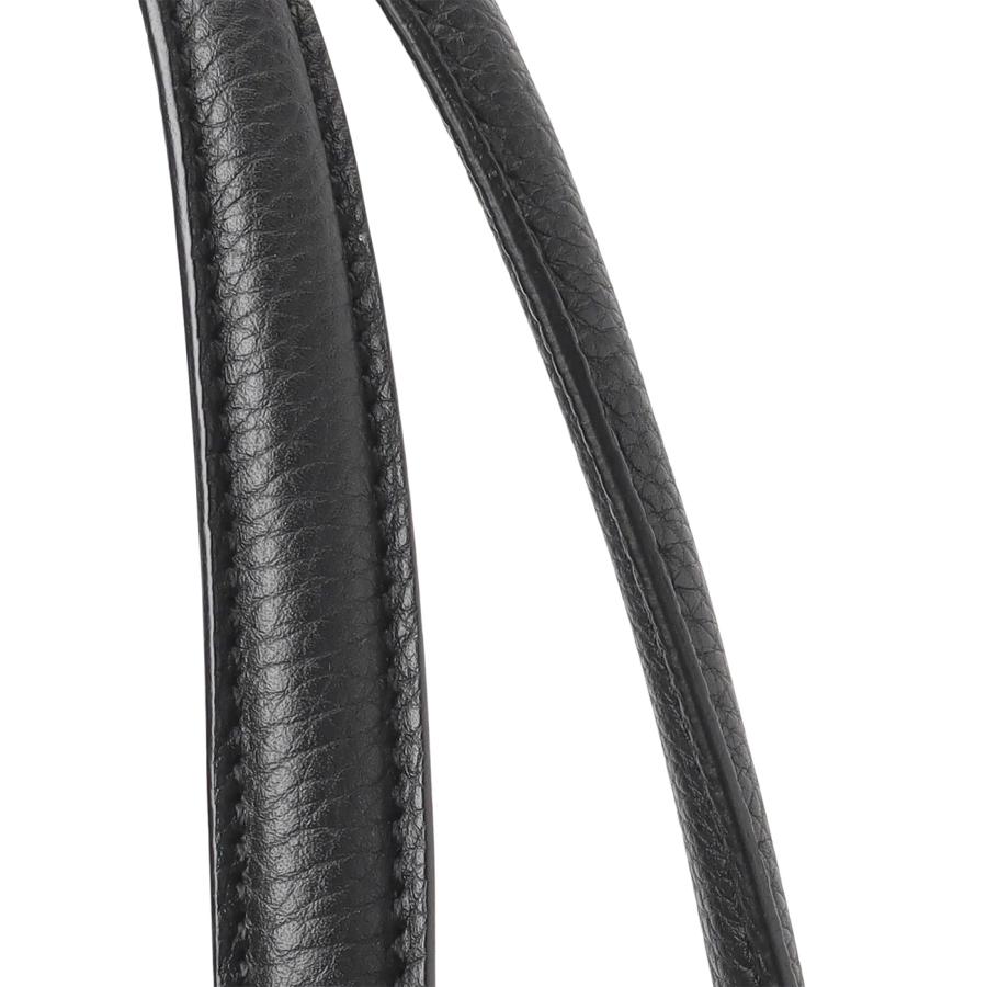 【取り寄せ】【THE SOLE｜ザソール】ヴェルティカーレ VERTICALE 縦型トートバッグトリヨンモーリス ブラック 牛革 ビジネス カジュアル【VERTICALE-TM-BLACK】の画像