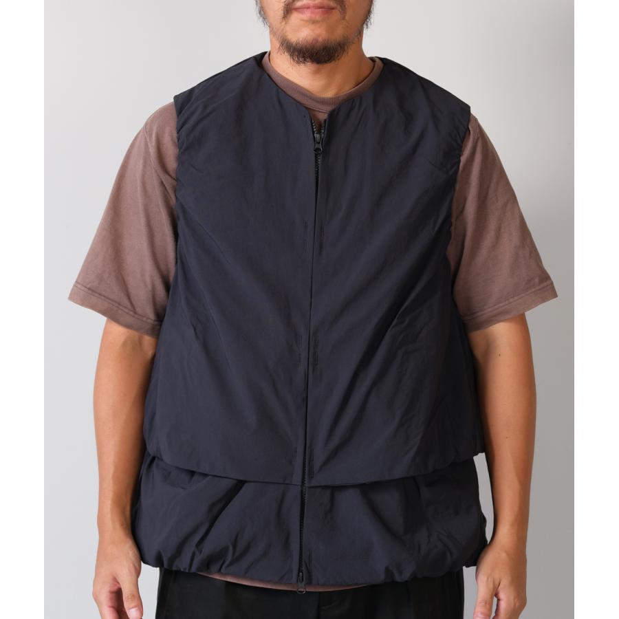 【CCP｜シーシーピー】GATHER VEST　ギャザーベスト　ブラック　黒　メンズ　テックウェア　アウトドア　Sサイズ【VT-NB102】 |  | 01