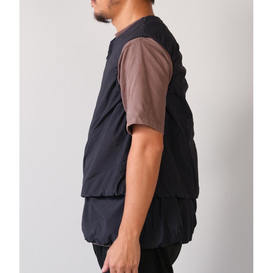 【CCP｜シーシーピー】GATHER VEST　ギャザーベスト　ブラック　黒　メンズ　テックウェア　アウトドア　Sサイズ【VT-NB102】 |  | 02