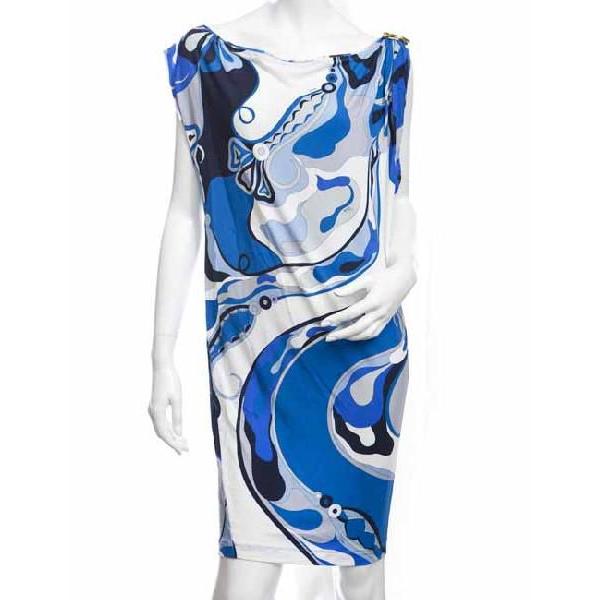 交換無料 アウトレットセール エミリオプッチ Emilio Pucci ワンピース ノースリーブ レディース 11wg18 ブルー G Sale 2409 Viaspiga 通販 Yahoo ショッピング 本店は Www Jolimmo Ch