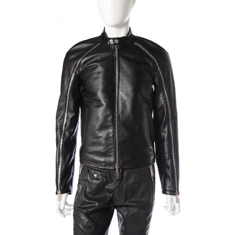 ディースクエアード レザーブルゾン レザージャケット ライダース