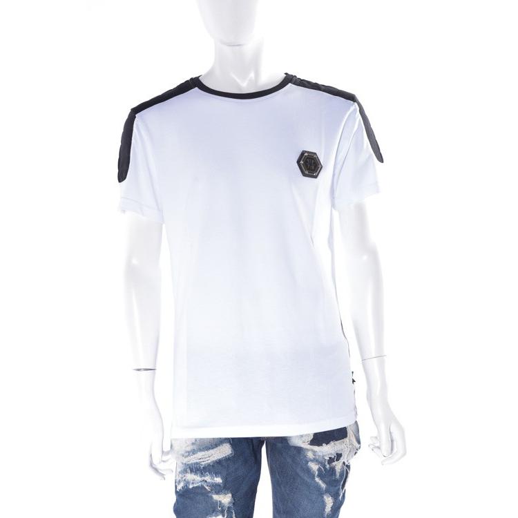 フィリッププレイン Philipp Plein Tシャツ 半袖 丸首 T Shirt Bokeelia メンズ Fw16 Hm ホワイト ブラック Sale16aw2 Www News Gov Mv