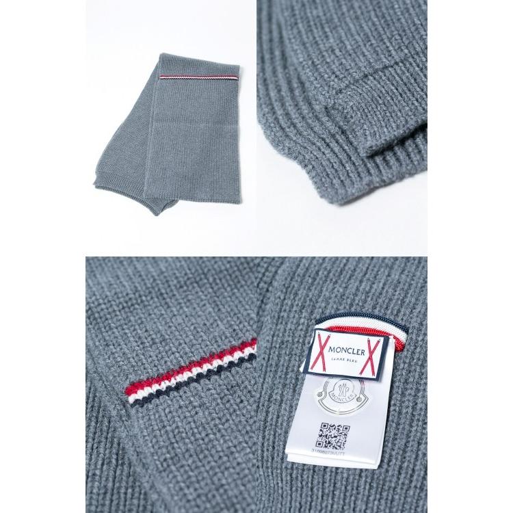 モンクレールガムブルー マフラー メンズ 0004000 09966 グレー