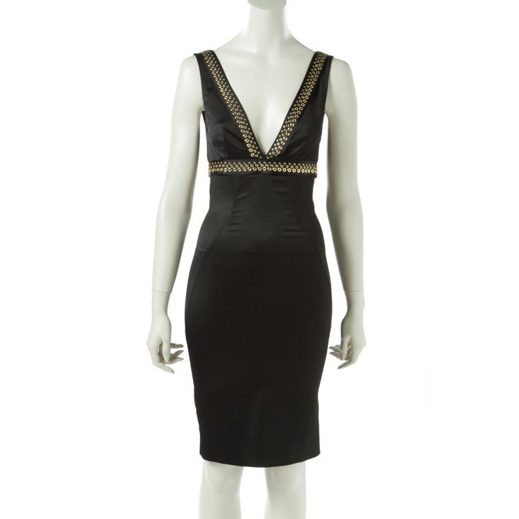 中古 価格 17年春夏 ジャストカヴァリ Just Cavalli ワンピース ドレス レディース Ct0305 ブラック 最新商品 Superavila Com