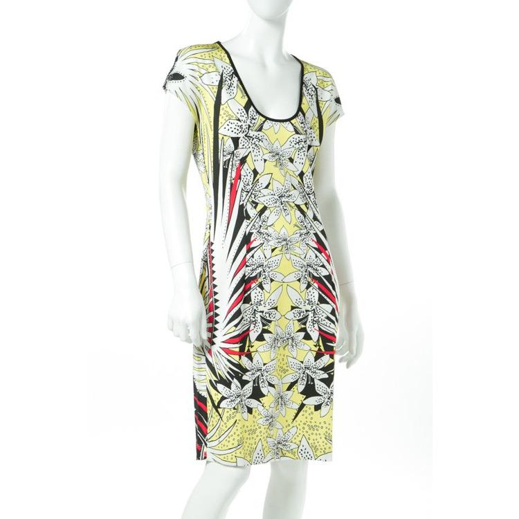 17年春夏 ジャストカヴァリ Just Cavalli ジャストカヴァリ クルーネック ワンピース 半袖 レディースファッション