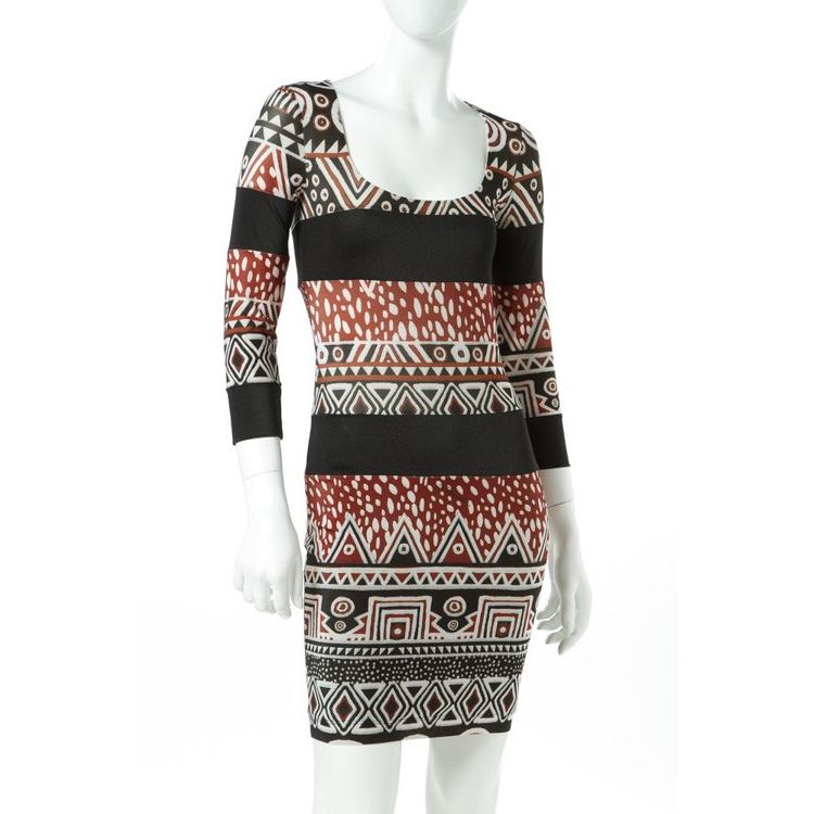 廉価販売 17年春夏 ジャストカヴァリ Just Cavalli ワンピース ７分袖 Uネック タイトワンピース ミニワンピース レディース Ct0381 2 ブラウン 売り尽くし特価 Www Superavila Com