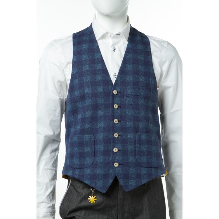 17年春夏新作 マニュエル リッツ Manuel Ritz ベスト ジレ メンズ W9067m ネイビー 17ss Sale 最も優遇
