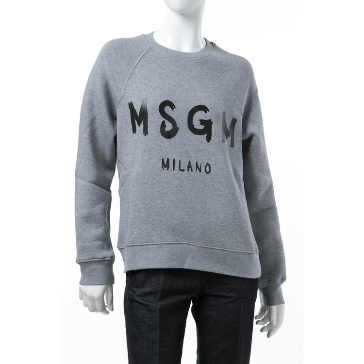 お手頃価格 2017年秋冬新作 エムエスジーエム MSGM トレーナー プルオーバー 長袖 丸首 スウェット 2341MDM89 174777 レディース MDM89 174777 グレー, GARAGE COLLECTION 441a3d22