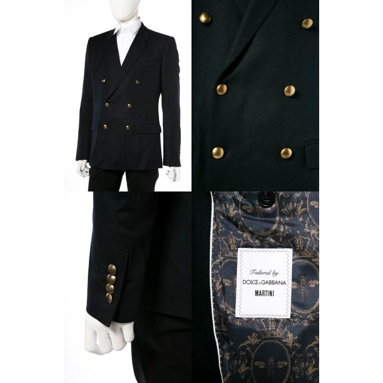 ドルチェ ガッバーナ ドルガバ Dolce Gabbana ジャケット テーラードジャケット ダブル Matini メンズ G2gy5t Fu3lu ネイビー Viaspiga 通販 Yahoo ショッピング