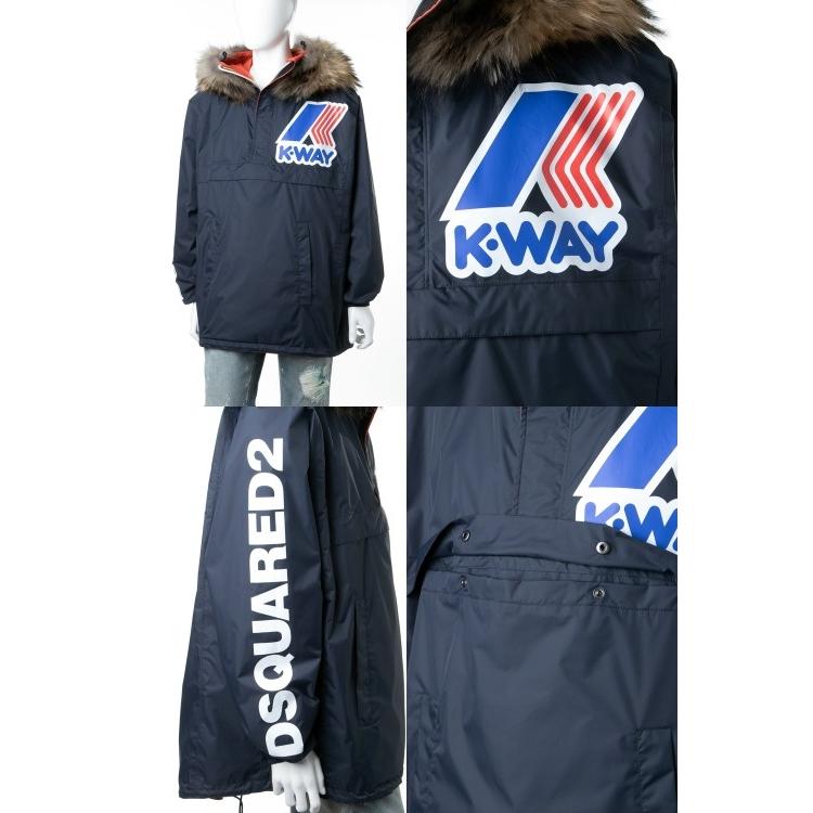 匿名配送 ディースクエアード DSQUARED2 コート ナイロンジャケット リバーシブル K-WAY 963 メンズ S71AM0886S48372 オレンジ 【DGJ1641022589】(59708円)