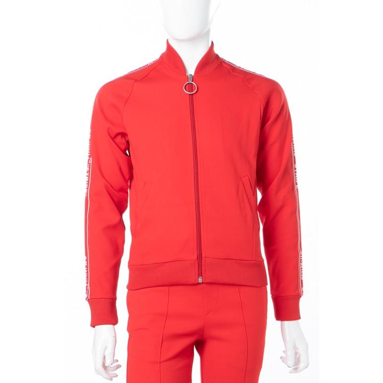 オフホワイト トレーナー 上下別売 トラックジャケット セットアップ上 ジャージ スウェット メンズ 007f18 0004 メンズ 上下別売 Viaspiga レッド セットアップ上 Off White 海外受注品