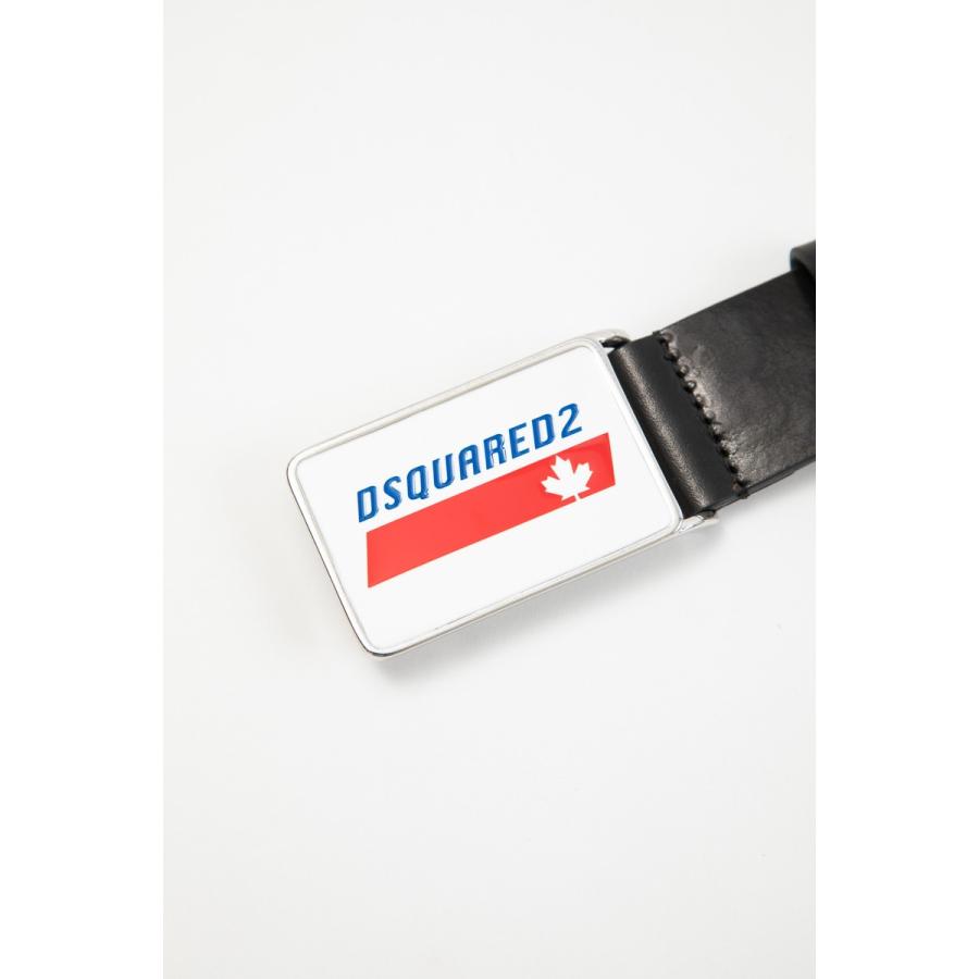 ディースクエアード DSQUARED2 ベルト レザーベルト BEM021212900001 ブラック 2019年秋冬新作 バックル縦4 ディースクエアード DSQUARED2 ベルト レザーベルト BEM021212900001 ブラック