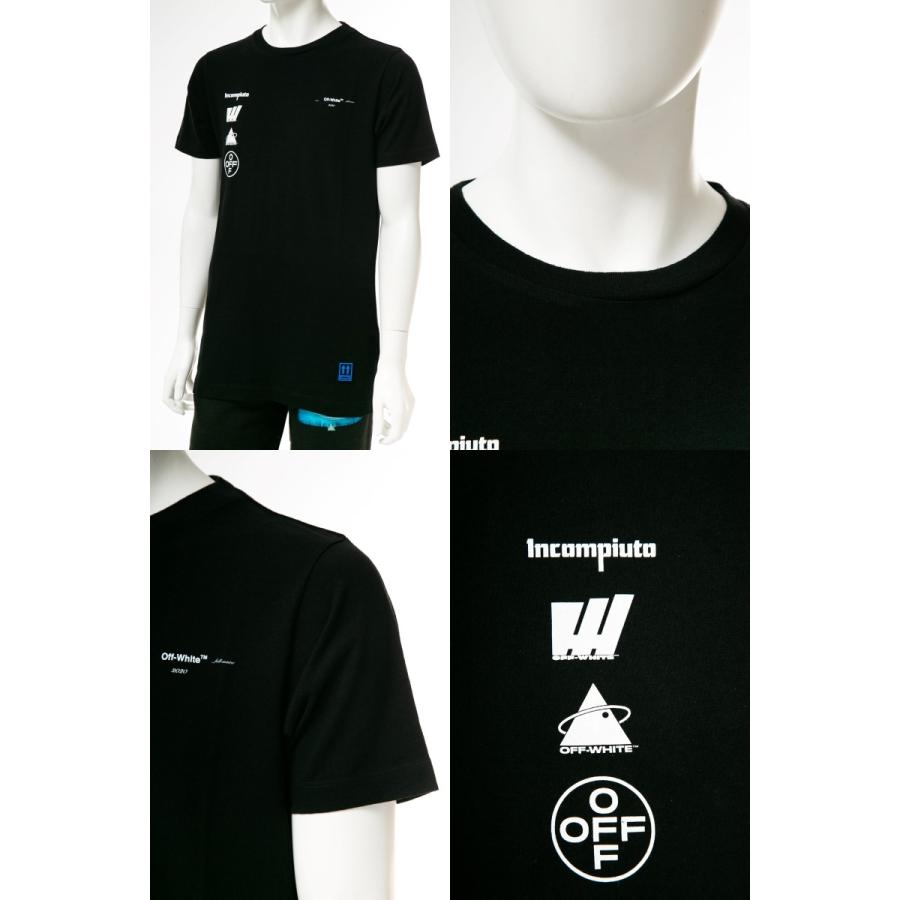 オフホワイト Tシャツ 半袖 丸首 クルーネック メンズ AA027E19 185005 ブラック OFF-WHITE オフホワイト Tシャツ 半袖 丸首 クルーネック AA027E19 ブラック OFF WHITE