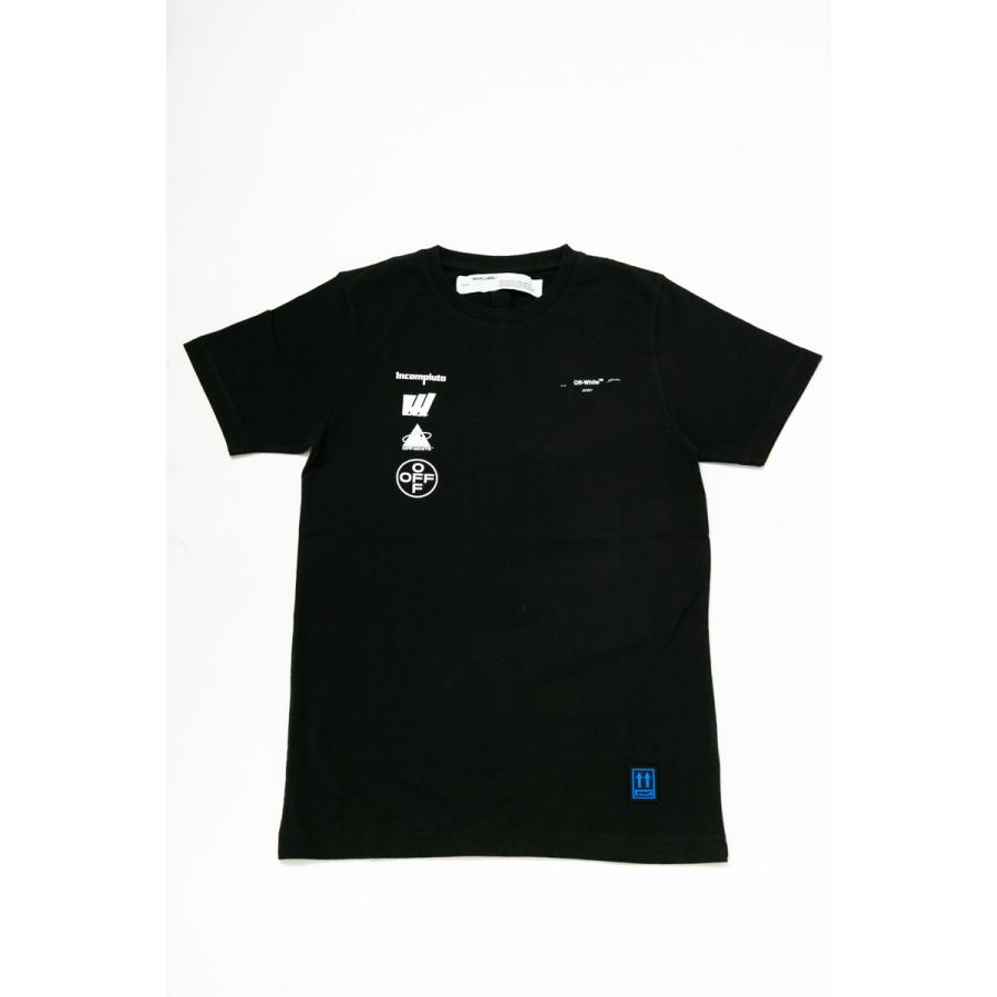 オフホワイト Tシャツ 半袖 丸首 クルーネック メンズ AA027E19 185005 ブラック OFF-WHITE オフホワイト Tシャツ 半袖 丸首 クルーネック AA027E19 ブラック OFF WHITE