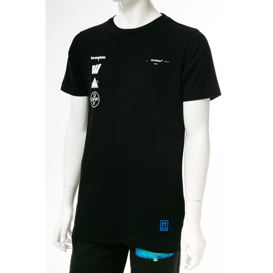 オフホワイト Tシャツ 半袖 丸首 クルーネック メンズ AA027E19 185005 ブラック OFF-WHITE オフホワイト Tシャツ 半袖 丸首 クルーネック AA027E19 ブラック OFF WHITE