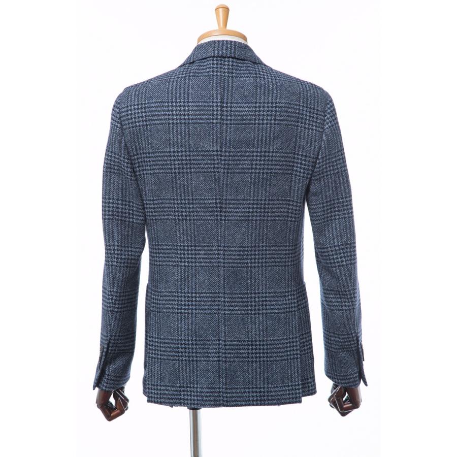 【２点セット】 ラルディーニ LARDINI ジャケット シングル サイドベンツ ノッチドラペル グレンチェック メンズ IL0557AE 49561 ブルー 【CEG1556371139】(56628円)