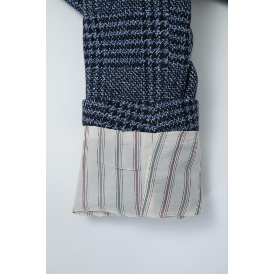 【２点セット】 ラルディーニ LARDINI ジャケット シングル サイドベンツ ノッチドラペル グレンチェック メンズ IL0557AE 49561 ブルー 【CEG1556371139】(56628円)