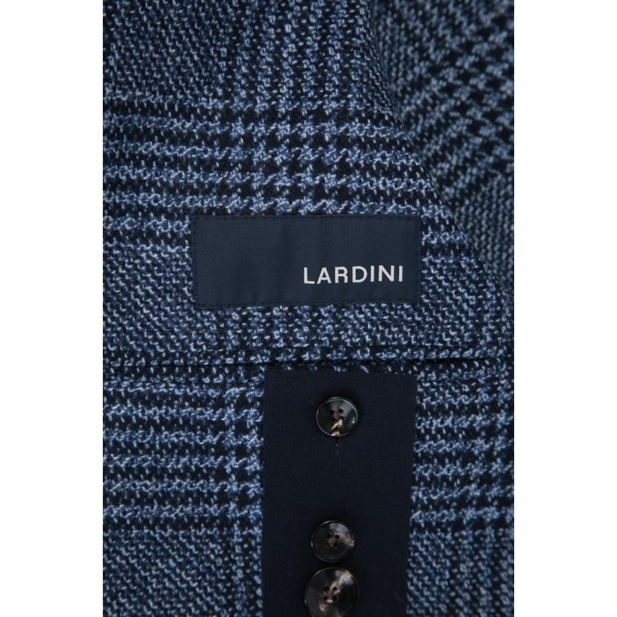 【２点セット】 ラルディーニ LARDINI ジャケット シングル サイドベンツ ノッチドラペル グレンチェック メンズ IL0557AE 49561 ブルー 【CEG1556371139】(56628円)