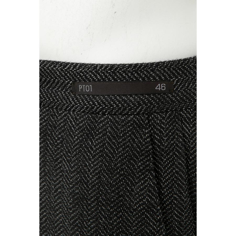 メンズファッション ピーティーゼロウーノ パンツ BLVD.SAINT-MICHEL SUPER 100'S SLIM FIT メンズ COVF01 AE02 ダークグレー PT01