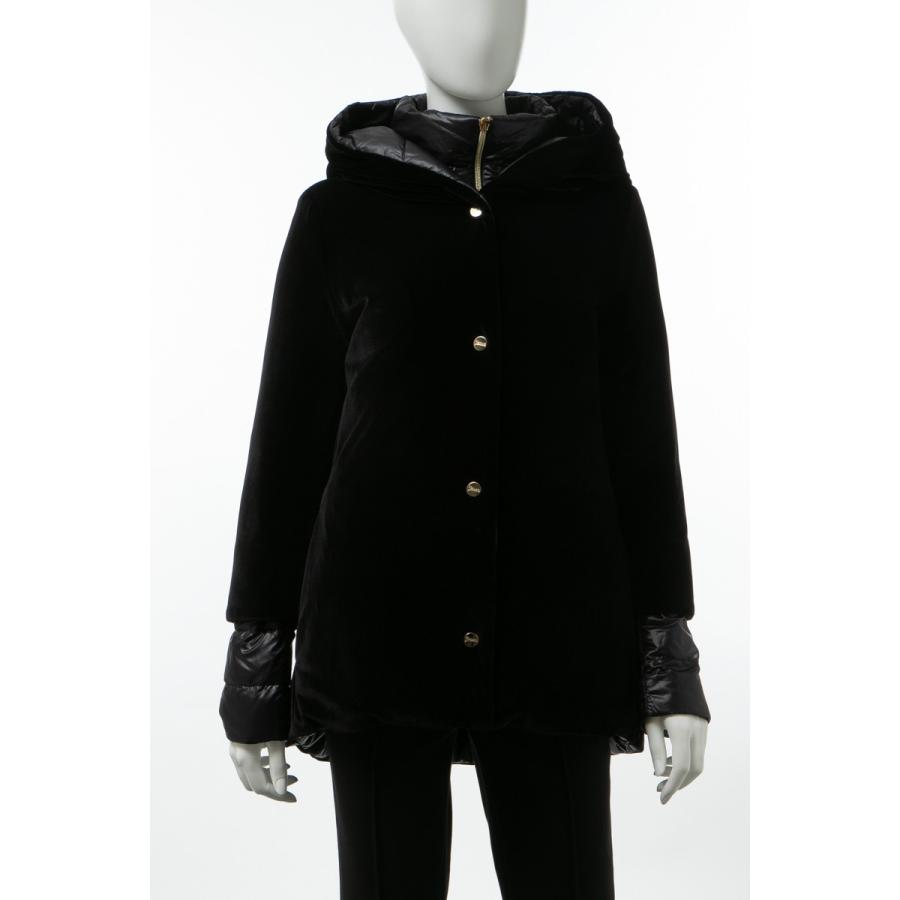 ヘルノ HERNO ダウンブルゾン リバーシブル レディース PI0969D 15020S ブラック 2019年秋冬新作