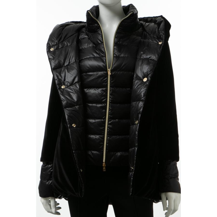 【値下げ・名盤】 ヘルノ HERNO ダウンブルゾン リバーシブル レディース PI0969D 15020S ブラック 2019年秋冬新作 【AAA2050671169】(74613円)