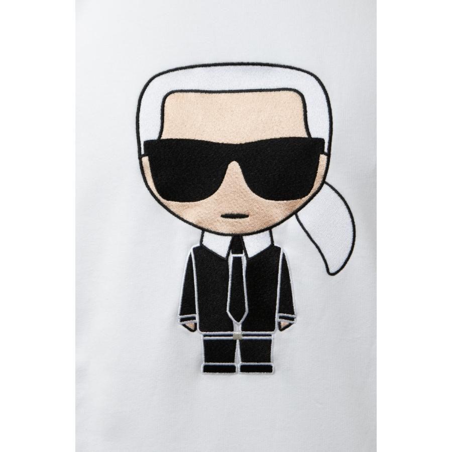 カールラガーフェルド KARL LAGERFELD トレーナー スウェット プルオーバー メンズ 705040 592950 ホワイト カールラガーフェルド KARL LAGERFELD トレーナー スウェット プルオーバー ホワイト