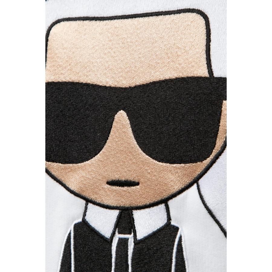 カールラガーフェルド KARL LAGERFELD トレーナー スウェット プルオーバー メンズ 705040 592950 ホワイト カールラガーフェルド KARL LAGERFELD トレーナー スウェット プルオーバー ホワイト