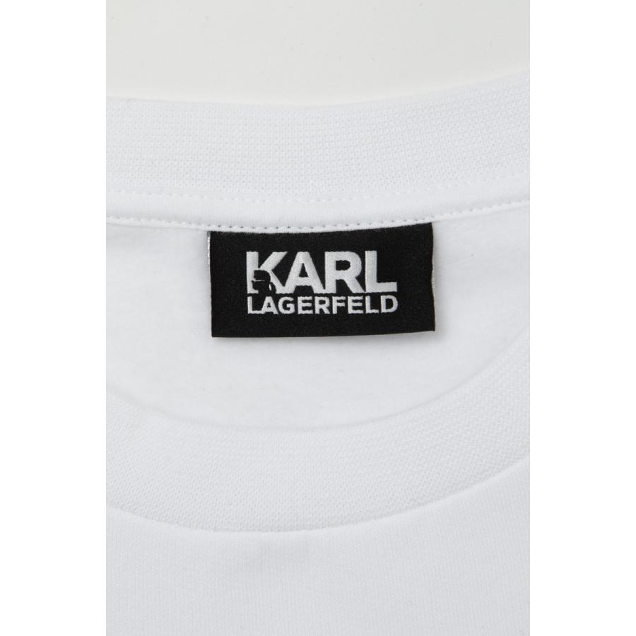 カールラガーフェルド KARL LAGERFELD トレーナー スウェット プルオーバー メンズ 705040 592950 ホワイト カールラガーフェルド KARL LAGERFELD トレーナー スウェット プルオーバー ホワイト
