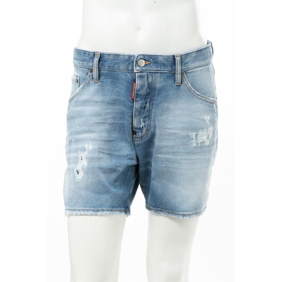 ディースクエアード ショートパンツ ハーフパンツ デニム メンズ S74mu0585s ブルー 年春夏新作 Dsquared2 Viaspiga 通販 Yahoo ショッピング