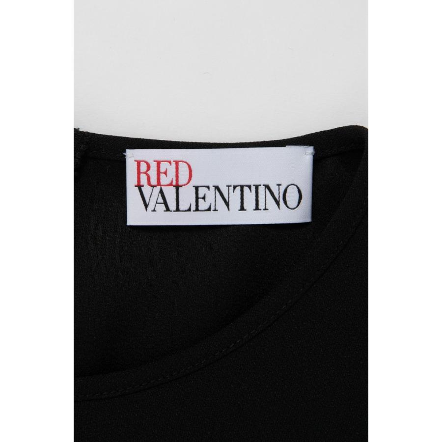 レッドヴァレンティノ R E D Valentino ワンピース フレンチスリーブ ミニワンピ レディース Tr3val100f1 ブラック 年春夏新作 Viaspiga 通販 Yahoo ショッピング