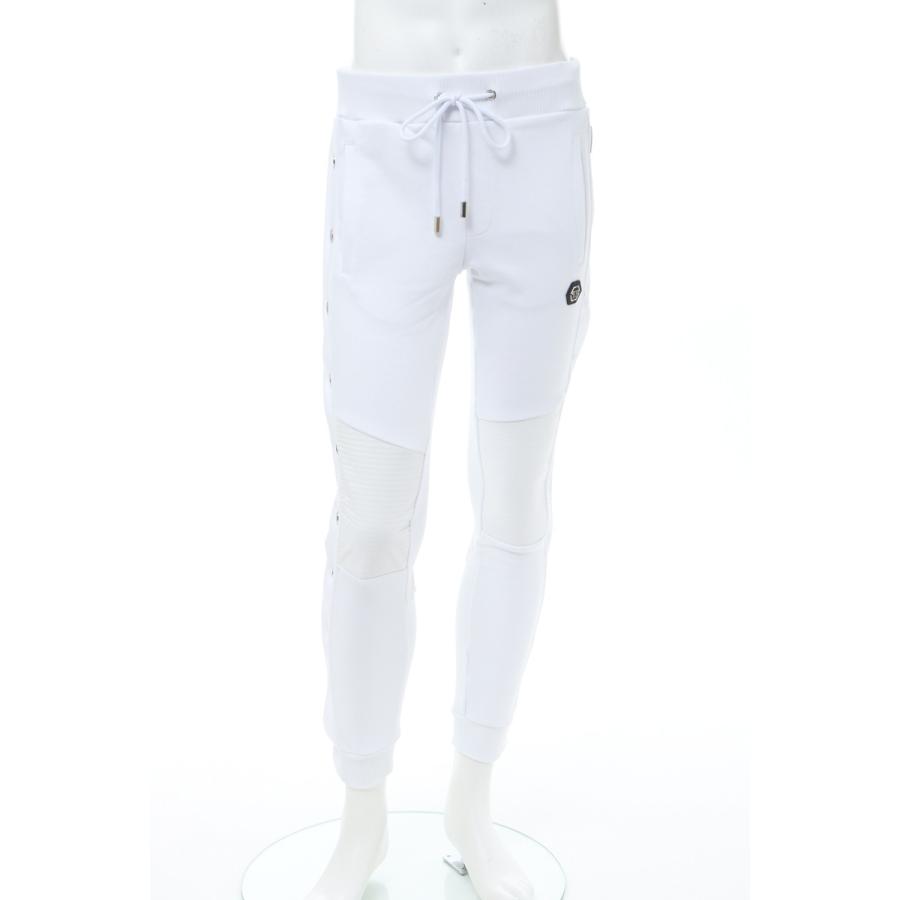 フィリッププレイン トレーナーパンツ スウェットパンツ ジャージ Pjo002n 01 メンズ Pc Mjt1557 ホワイト 年春夏新作 Philipp Plein Viaspiga 通販 Yahoo ショッピング
