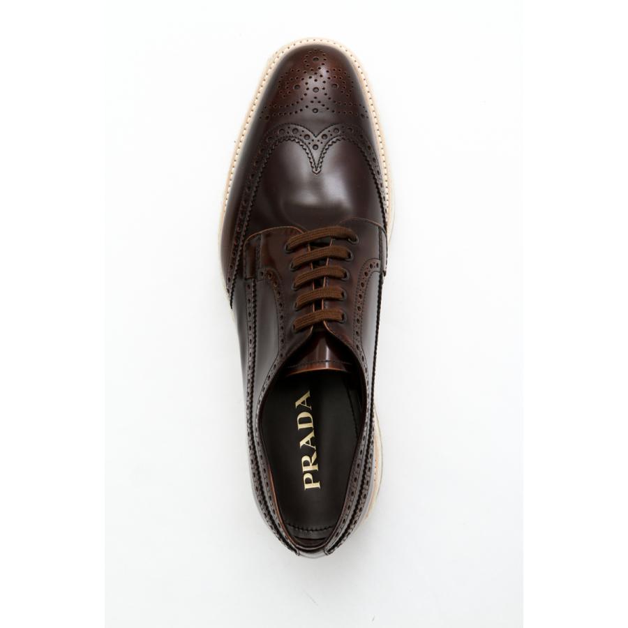 プラダ Prada シューズ ローファー ウィングチップ 厚底 靴 メンズ プラダ Prada シューズ ローファー ウィングチップ 厚底 靴 メンズ