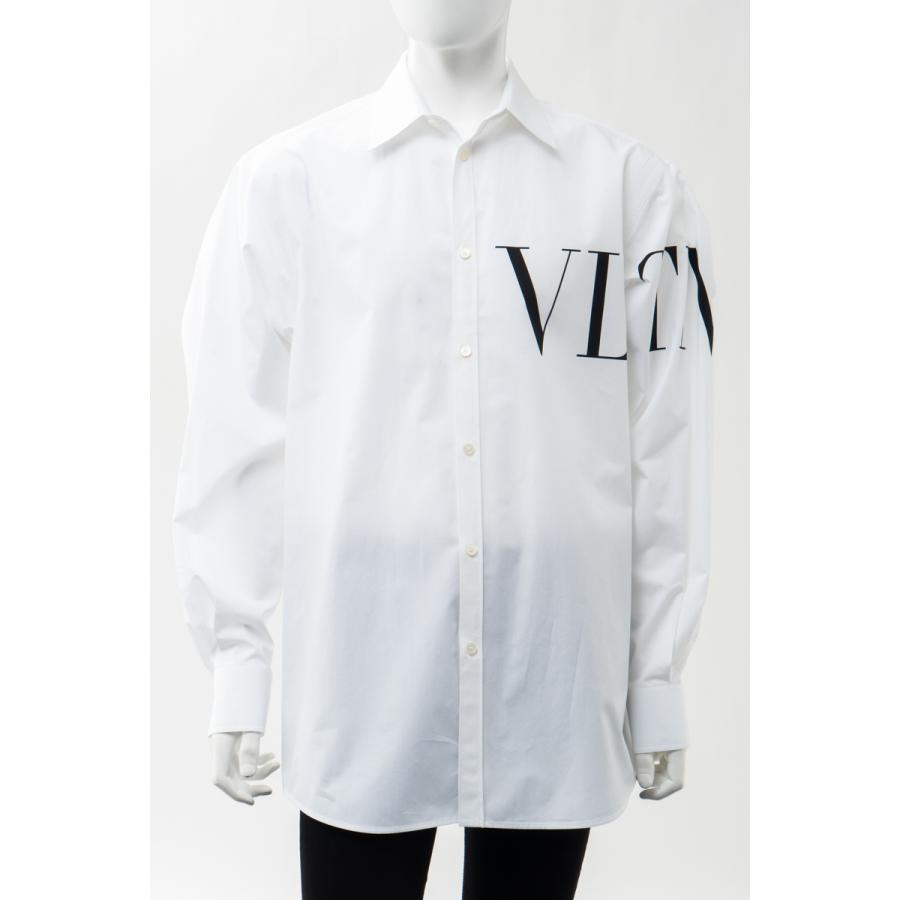 ヴァレンティノ シャツ カッターシャツ ワイシャツ 長袖 メンズ VV3ABA95MBK ホワイト Valentino 2021年春夏新作(38610円)