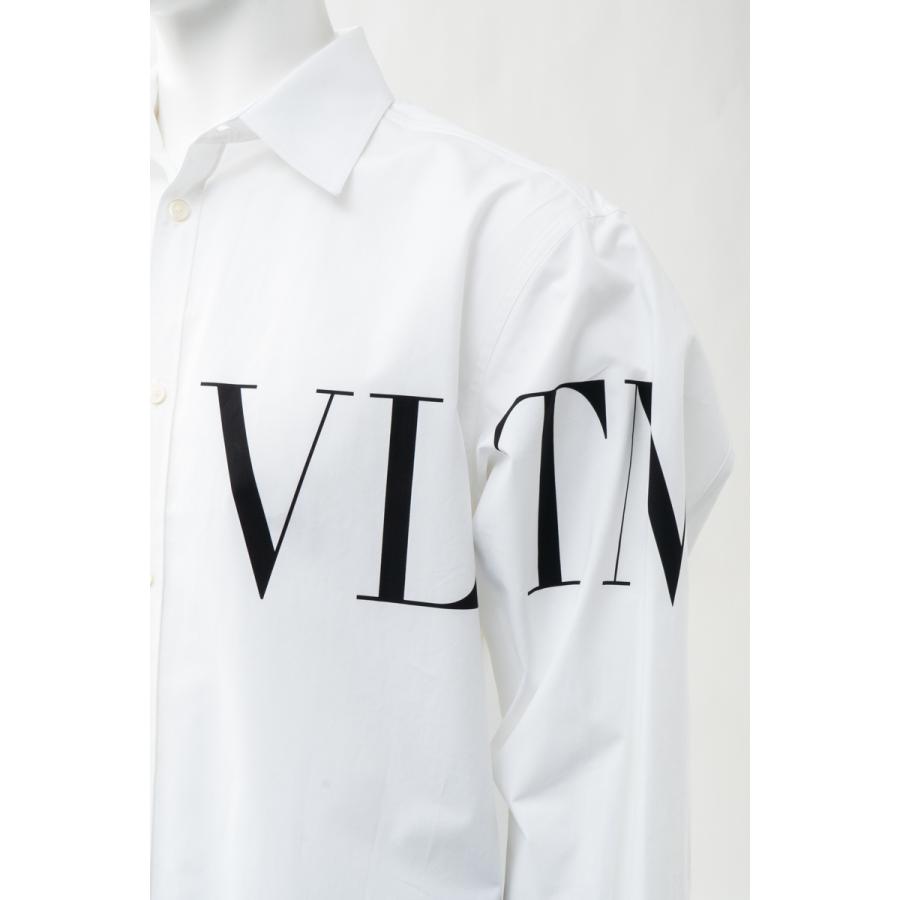 匿名配送 ヴァレンティノ シャツ カッターシャツ ワイシャツ 長袖 メンズ VV3ABA95MBK ホワイト Valentino 2021年春夏新作 【TM1061158637】(38610円)
