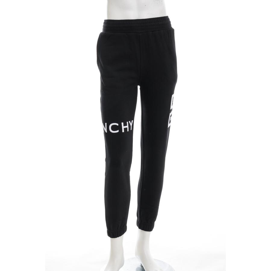 ジバンシー トレーナーパンツ スウェットパンツ BM50WB3Y6U-001 GIVENCHY 4G 刺繍 スリムジョギングパンツ メンズ BM50WB3Y6U ブラック GIVENCHY 2021年秋冬新作