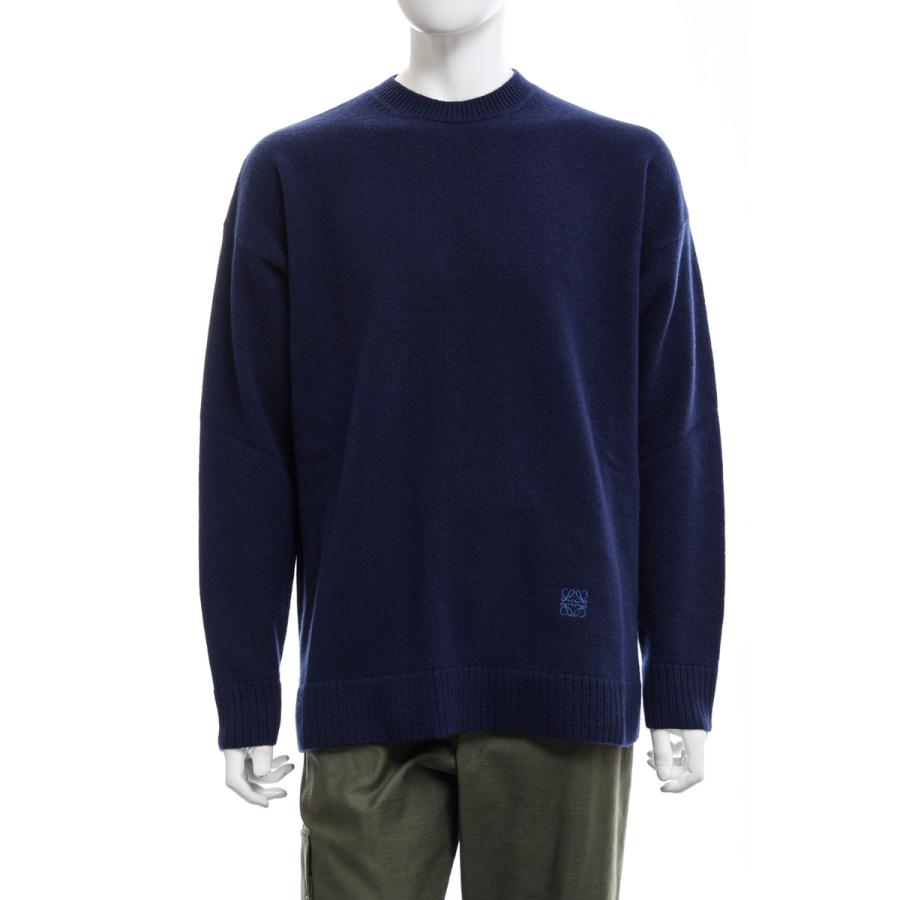 ロエベ メンズファッション セーター メンズ ニット 丸首 クルーネック メンズ 22年春夏新作