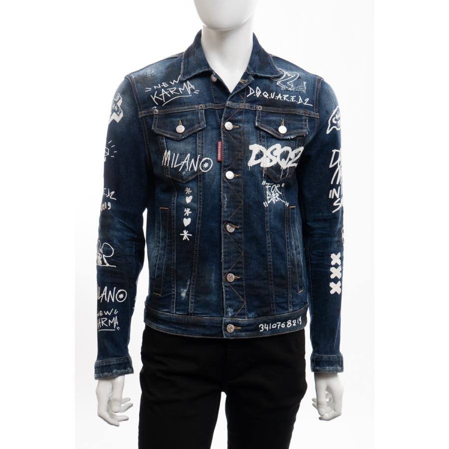 ディースクエアード ブルゾン ジージャン Gジャン デニムジャケット Dan Jean Jacket メンズ S74am1249s デニム Dsquared2 22年春夏新作 Viaspiga 通販 Yahoo ショッピング