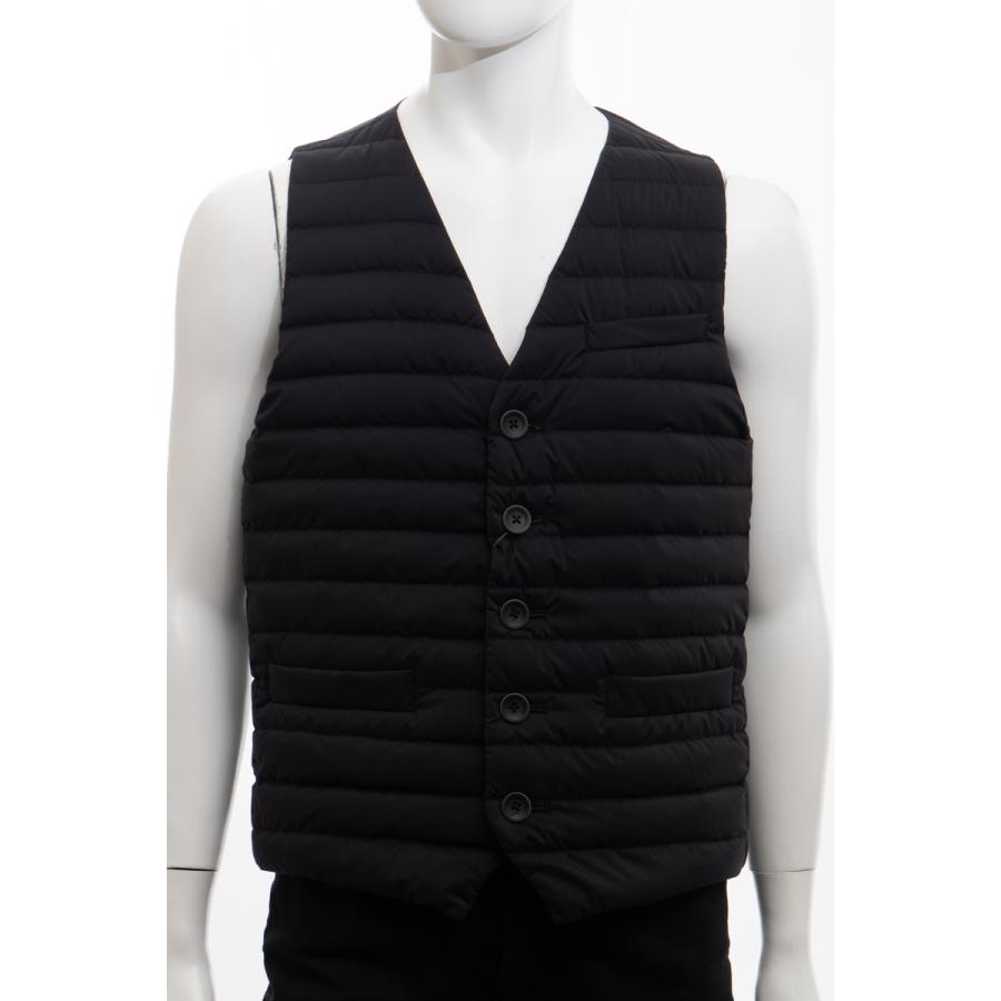 ヘルノ ダウンベスト ダウンベスト メンズ Pi0003u 192 ブラック Herno 22年春夏新作 メンズ