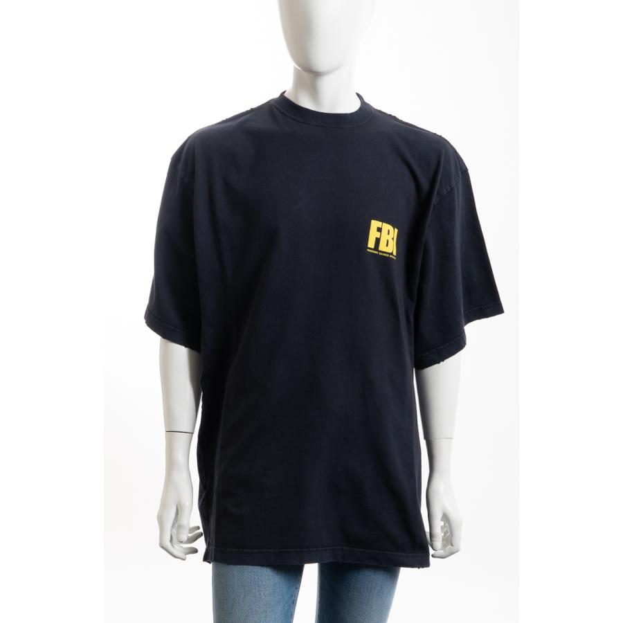 バレンシアガ Tシャツ 半袖 丸首 クルーネック UNIFIT 681314TLVG94265