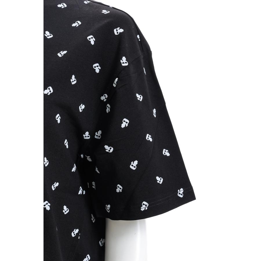 人気ブランド レディース 61 2w2107 クルーネック 丸首 半袖 ｔシャツワンピ ワンピース カールラガーフェルド 2w2107 22年春夏新作 Lagerfeld Karl ブラック ワンピース カラー ブラック Michiganestateplanning Com