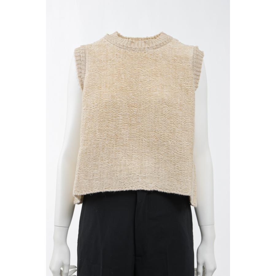 マルタンマルジェラ ベスト ニットベスト ロウ ウーブン