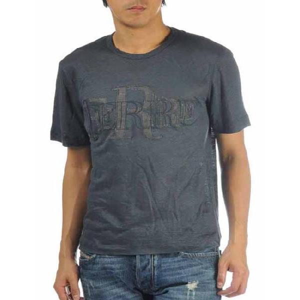 ジャンフランコフェレ Gianfranco Ferre 半袖Tシャツ メンズ PXG722 ネイビー G-SALE :d02100