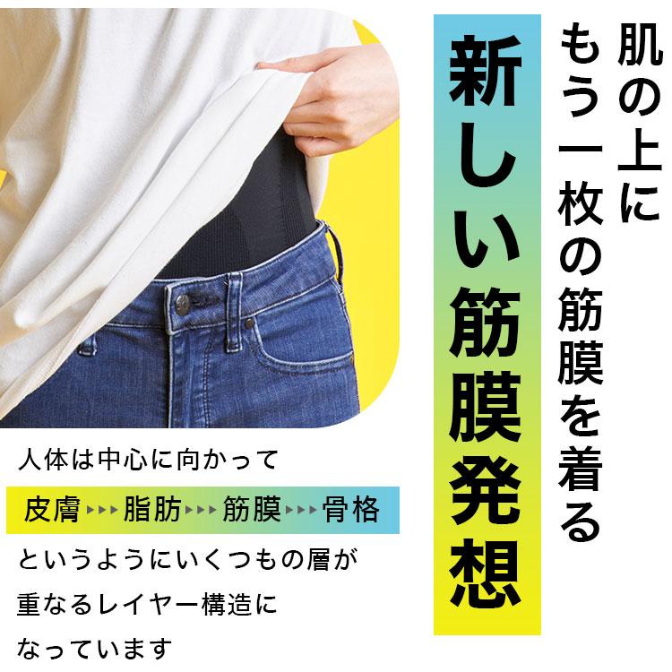 腰らくインナー 腰用サポーター SKIN GEAR コルセット 腰 サポーター